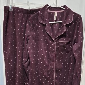 📚 Gilligan & O'Malley Fleece 2 piece PJ Pajama Set XL BOOK SALE